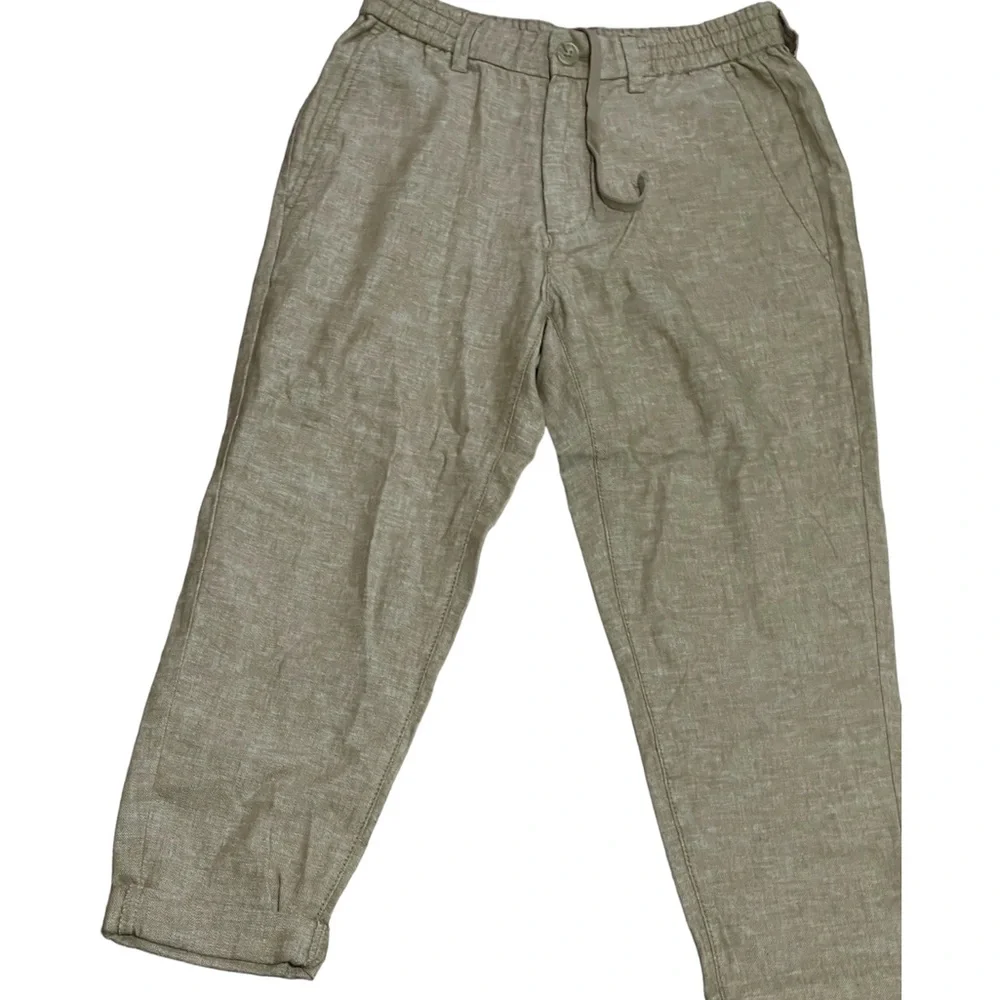 Banana Republic Men's Olive Linens